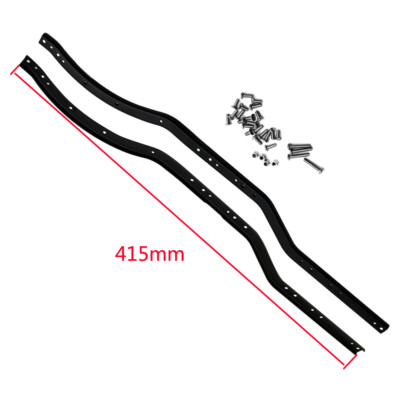 2pcs Stainless Steel Chassis Frame Rails set for Axial SCX10 1/10 RC ...