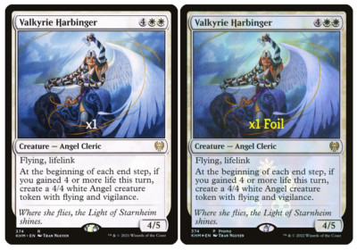 MTG Kaldheim KHM PKHM Valkyrie Harbinger MINT (SELECT)