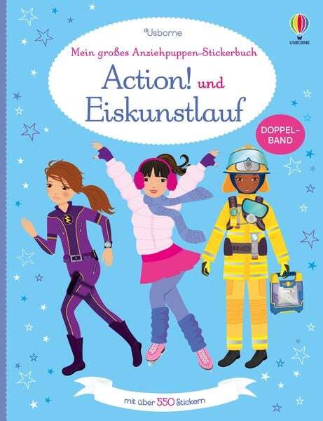 Mein Großes Anziehpuppen-stickerbuch: Action Und Eiskunstlauf