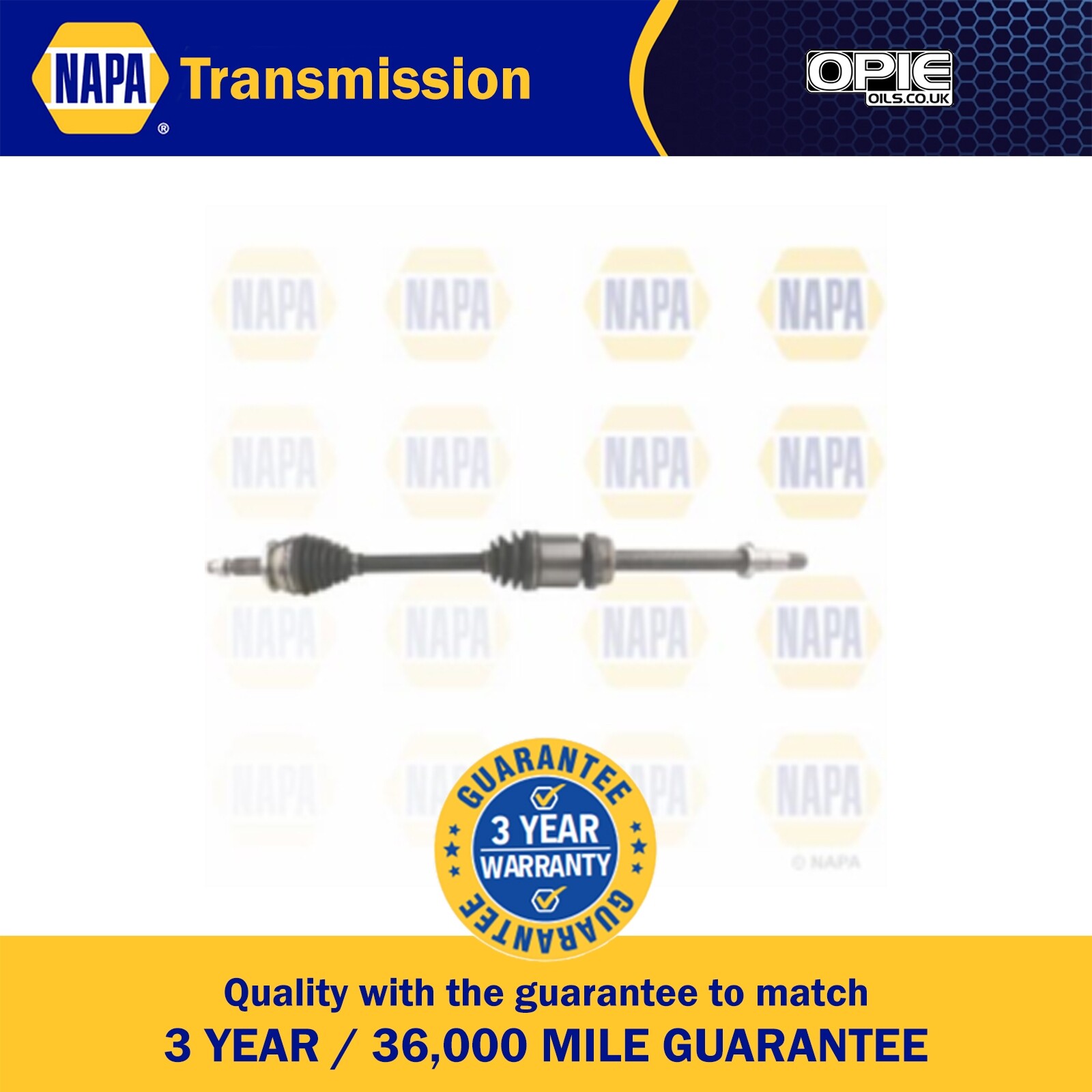 NAPA Driveshaft NDS1298R Fits Toyota - OEM Performance and Quality Replacement