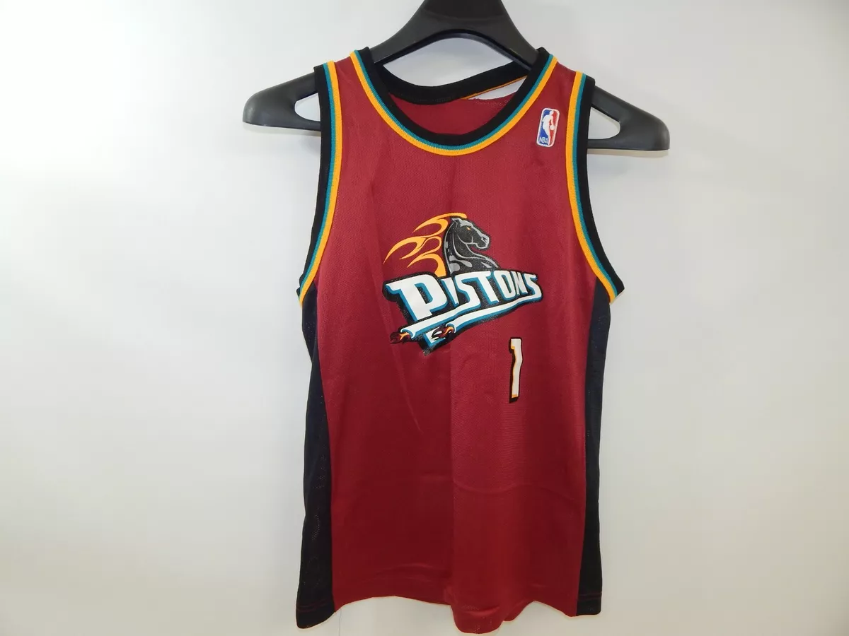 Vintage Detroit Pistons Muniz 1 Champion Jersey Size 36 Rip