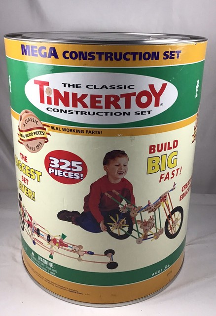 the classic tinkertoy construction set 250 pieces
