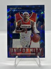 2021-22 Contenders Optic Bradley Beal Blue Cracked Ice Prizm Uniformity #/75