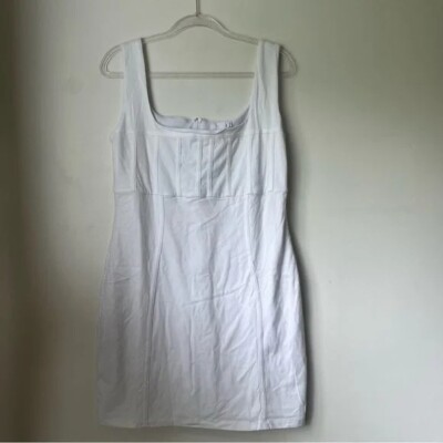 Princess Polly Starlight White Bodycon Mini Dress 12 | eBay