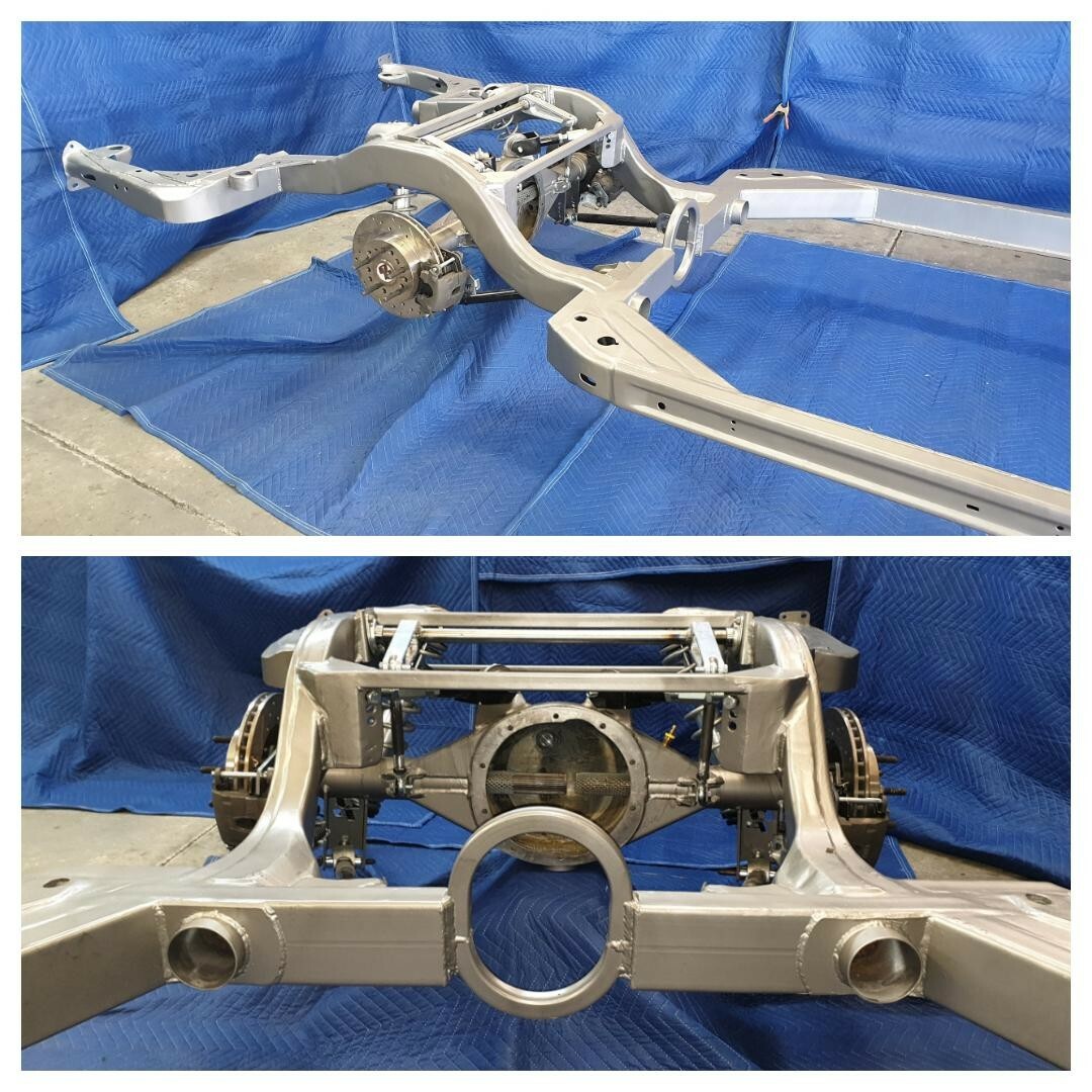 El Camino GBody Pro Street Drag Tubbed BackHalf 4Link Chassis Frame