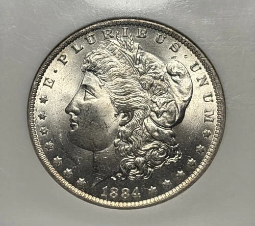 (1) Gorgeous Blast White 1884-O Morgan Silver Dollar PCGS MS65