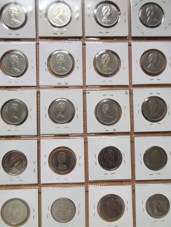 Complete Set of Canada Fifty Cents 1968-2024. 56 Half Dollar Coins | eBay