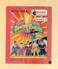 1995 Vintage Merlin Mighty Morphin Power Rangers Unopened Series 2 Sticker Pack