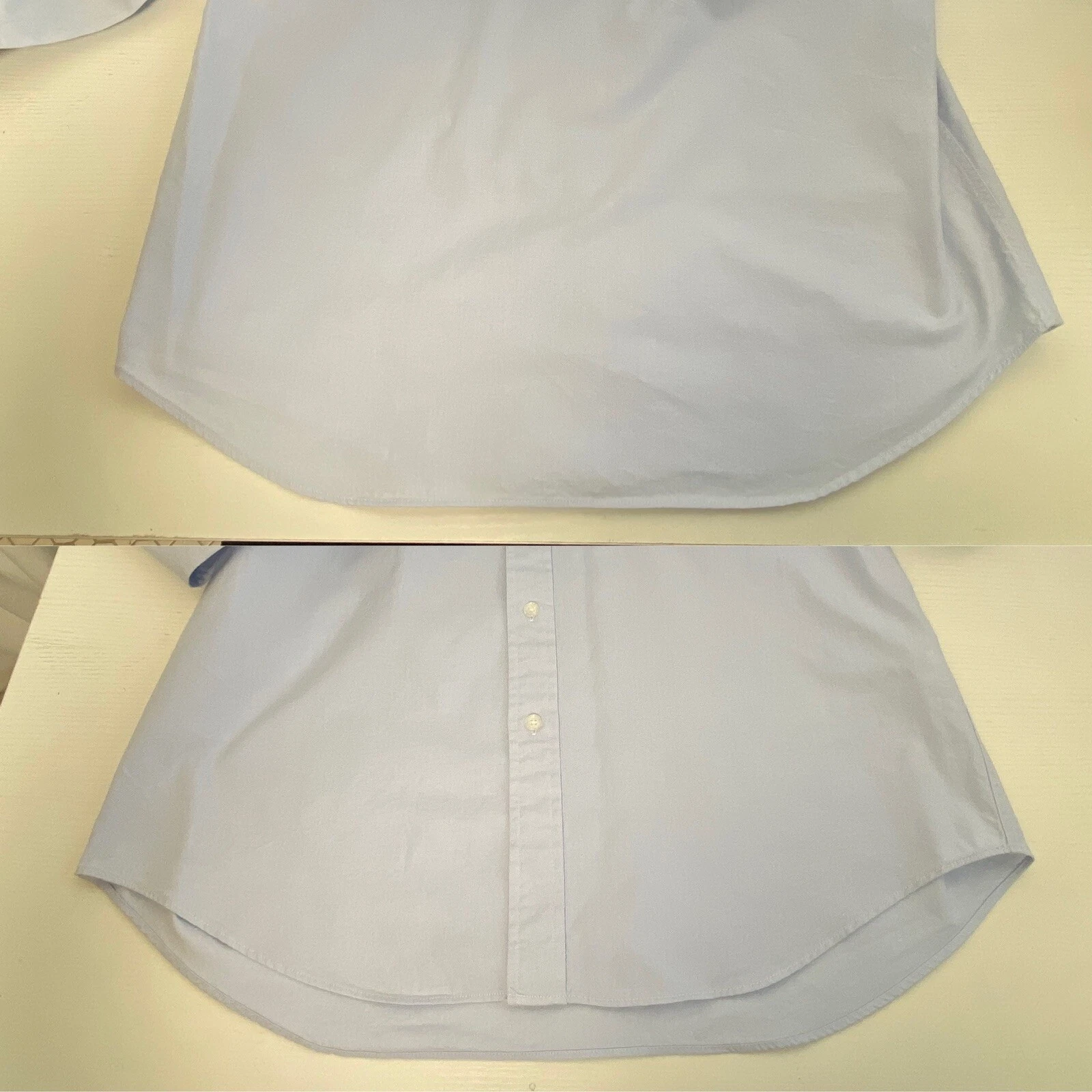 A BATHING APE (BAPE) Camicia abito vintage A Bathing Ape Classics Bape blu manica lunga abbottonata XL