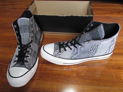 black wool knit back chuck 70 high sneakers