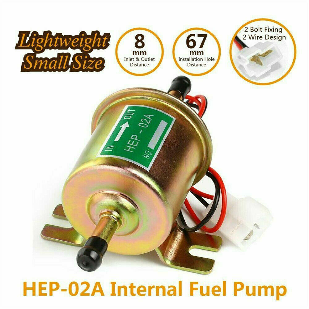  QEUhang Universal Pompe à Essence 12V HEP-02A