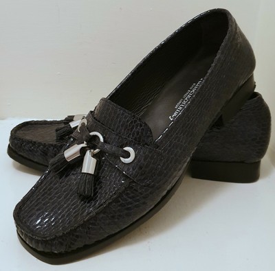 russell and bromley navy loafers
