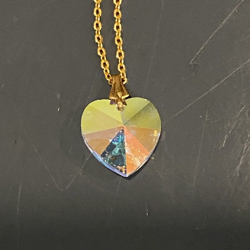 Swarovski Crystal Heart Necklace with 