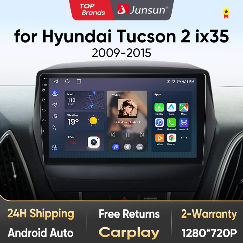 Android13 Für Hyundai IX35 Tucson 2009-2015 Autoradio GPS NAVI BT SWC DAB+ 1+32G - Bild 2 von 4