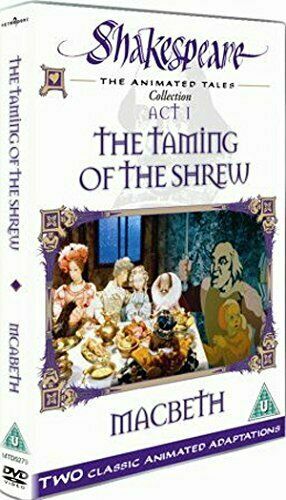 Shakespeare The Animated Tales Collection DVD SEALED TAMING OF THE SHREW MACBETH