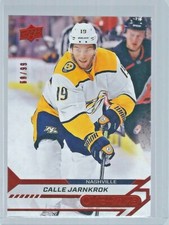 2020-21 Upper Deck Overtime Hockey Calle Jarnkrok #8 Red Foil Insert 59/99