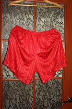 Vintage 1980's Adidas red stripes with white stripes Nylon Running shorts M/S