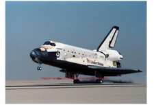 Last Space Shuttle Challenger Landing PHOTO Mission STS-61A b4 Disaster