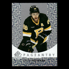 David Pastrnak #P-39 2022 SP Authentic Pageantry Boston Bruins Hockey Card