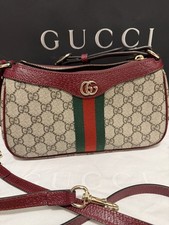 Gucci Ophidia Small Shoulder Bag Red GG Monogram Logo
