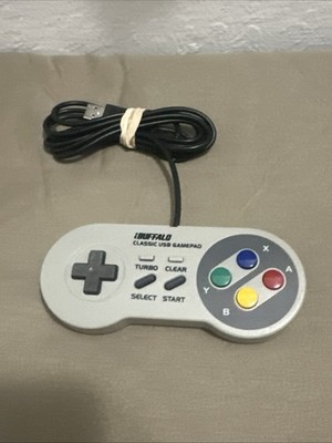 Buffalo iBuffalo Classic USB Game Controller for PC - Gray (BSGP815GY) Computer