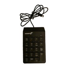 USB-C Wired Numeric Keypad 19-Key External Number Pad for PC Mac Laptop Black