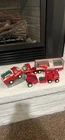 Vintage Buddy L Pressed Steel Coca Cola Truck & Forklift Toy Set 1970s