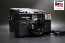    Meter Works MINT- Konica C35 EF 35mm Point  Shoot Film Camera From JAPAN