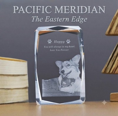 Custom 3D Pet Crystal Photo Block | 3 Sizes | Non-Electric Pure K9 Glass