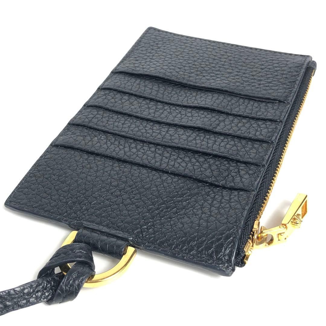 Versace Medusa Wallet Coin Case Black Unisex with Detachable Strap Used thumbnail 8