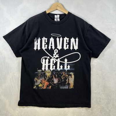 Vintage Y2K Heaven and Hell  UK Tour Band T Shirt Size L