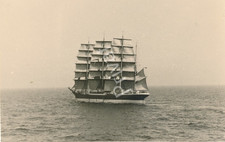 Foto Kriegsmarine Viermastbark Padua  M1.83auf dem weg nach Gotland M1.83