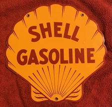 SHELL GASOLINE PORCELAIN SIGN