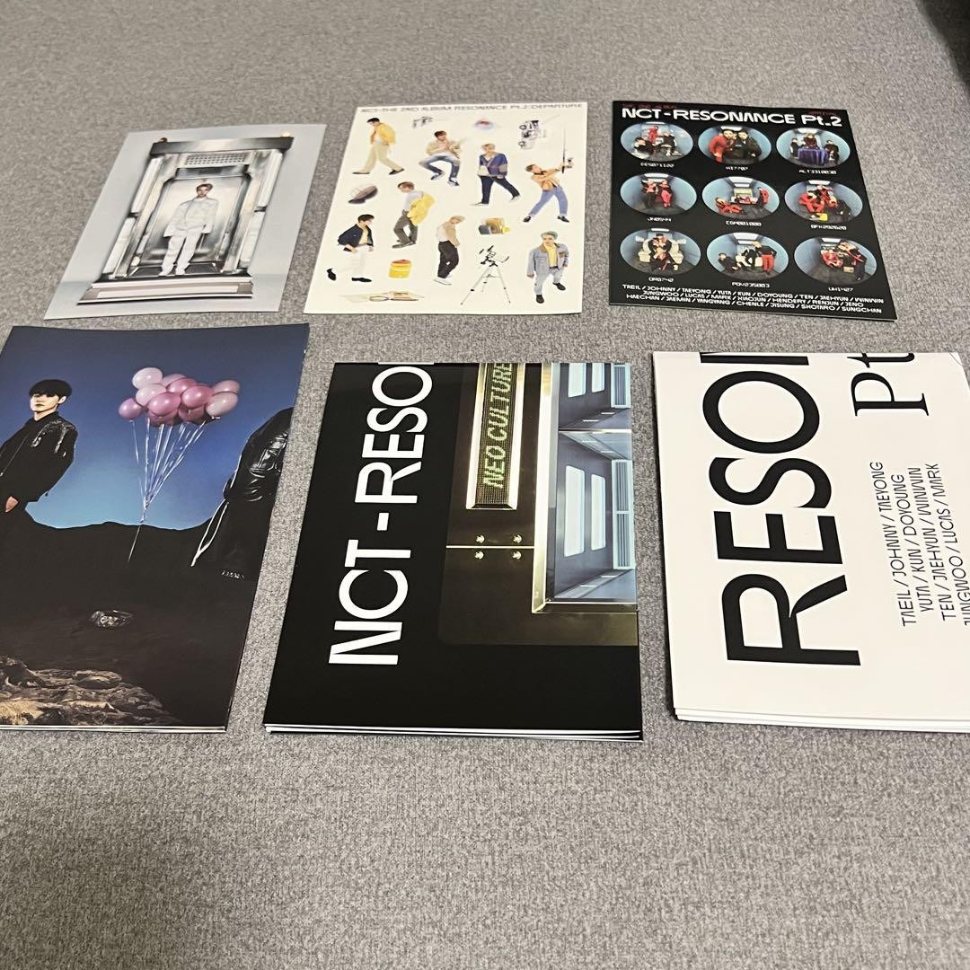 Juego de 6 pegatinas postales póster NCT