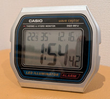  Brand new NEW CASIO WAVE CEPTOR A158WA DQD-851J electric wave alarm clock