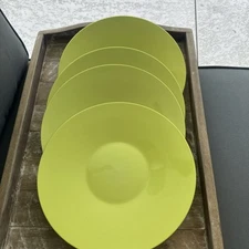 Reusable Tableware - 4 Pack Green Dinner Plates