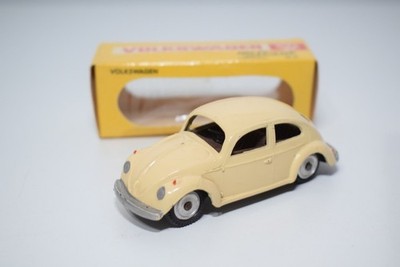 C9 1:43 METOSUL 4 VW VOLKSWAGEN BEETLE KAFER CREAM EXIB