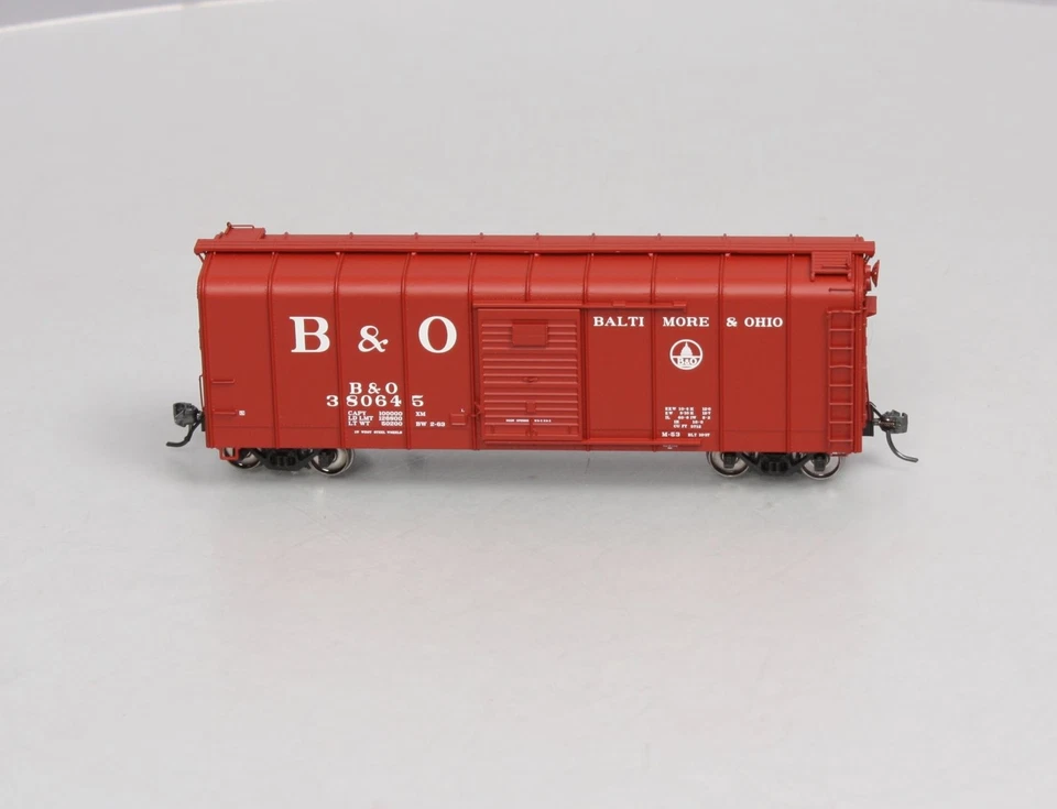 Fox Valley Models 30308 HO Scale Baltimore & Ohio Wagontop Boxcar #380645 LN/Box - Image 2 of 4