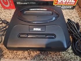 Sega Genesis Model 2 Console Complete in Box CIB CLEAN STUFF TESTED WORKING