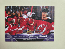 2023-24 23-24 Upper Deck Series 2 UD Canvas Young Guns #C213 Luke Hughes DEVILS
