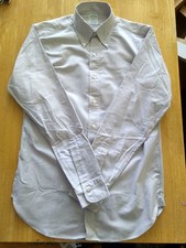 NWOT Brooks Brothers Gray Supima Oxford Button Down 15-34 Milano Fit  MSRP 140