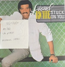 Lionel Richie Stuck On You Vinyl Record 7" VG+/VG+ TMG1341 1983