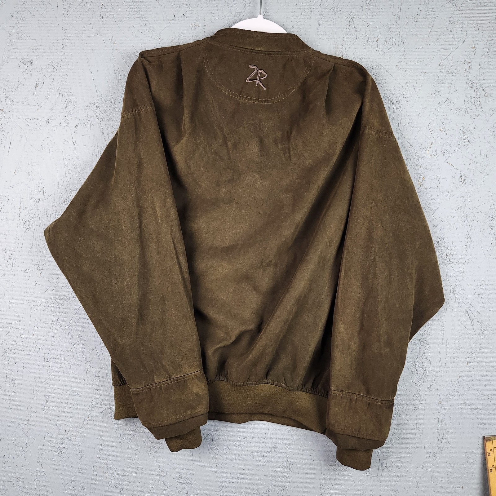 Zero Restriction Pullover Jacket Mens Medium Brow… - image 9