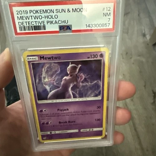 PSA 7 Mewtwo &  PSA 7 Ditto