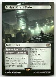 Midgar, City of Mako (Borderless) #313 Foil - Final Fantasy MTG