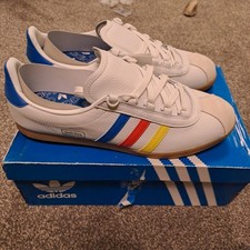 Adidas Originals Trimm Star Archer White Leather Size 10 UK BNIBWT