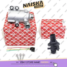 FEBI Electric Water Pump with Thermostat Kit For BMW 530xi 525xi 328i 528i X3 X5