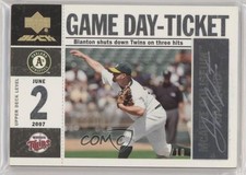 2007 Upper Deck Black Game-Day Ticket Spectrum Gold /10 Joe Blanton Auto 0c2