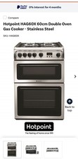 Hotpoint 60cm Gas Cooker