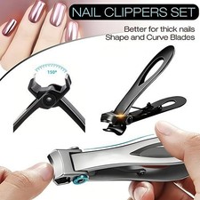 Extra Large Stainless Steel Toenail Clipper Heavy Duty Cutter for Thick Nails